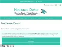 Sites similar to noblesse-dekor.de