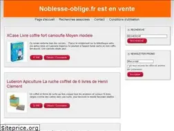 Sites similar to noblesse-oblige.fr