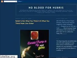 Sites similar to nobloodforhubris.blogspot.com