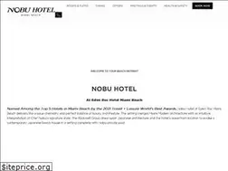 Sites similar to nobuhotelmiamibeach.com