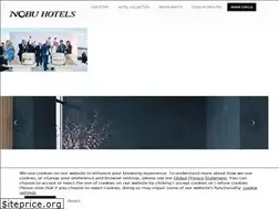 Sites similar to nobuhotels.com
