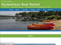 Sites similar to nockamixonboatrental.com
