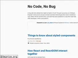 Sites similar to nocode-nobug.com
