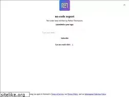 Sites similar to nocode.report