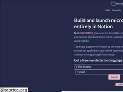 Sites similar to nocodenotion.com