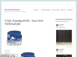 Sites similar to nocolumnname.blog