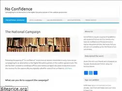 Sites similar to noconfidence.org.uk
