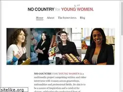 Sites similar to nocountryforyoungwomen.com