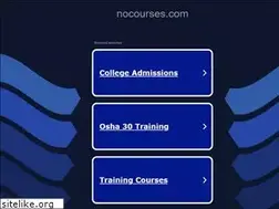 Sites similar to nocourses.com