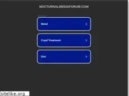 Sites similar to nocturnalmediaforum.com