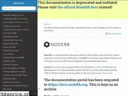 Sites similar to nodebb.readthedocs.io