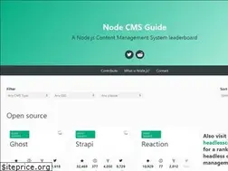 Sites similar to nodecms.guide