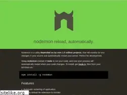 Sites similar to nodemon.io