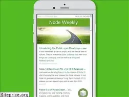Sites similar to nodeweekly.com