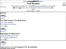 Sites similar to noelworden.com