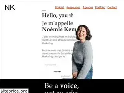 Sites similar to noemiekempf.com