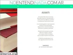 Sites similar to noentendinada.com.ar