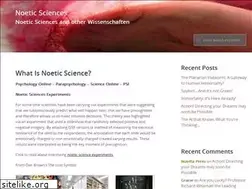 Sites similar to noeticscience.co.uk