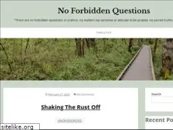 Sites similar to noforbiddenquestions.com
