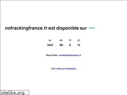 Sites similar to nofrackingfrance.fr