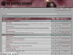 Sites similar to nogoblinsallowed.com