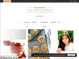 Sites similar to nograciasnocomocarne.com