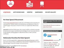Sites similar to nohatespeech.at