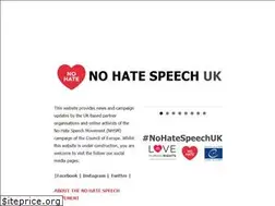 Sites similar to nohatespeech.uk
