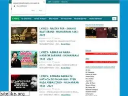 Sites similar to nohayonlinelyrics.com