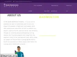Sites similar to noidabadmintonacademy.com