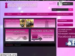 Sites similar to noiruhatar.hu