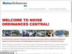 Sites similar to noise-ordinances.com