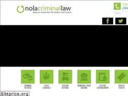 Sites similar to nolacriminallaw.com
