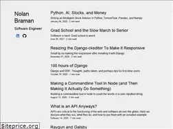 Sites similar to nolanbraman.com