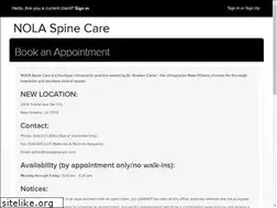 Sites similar to nolaspinecare.com