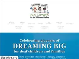 Sites similar to nolimitsfordeafchildren.org