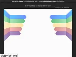 Sites similar to nomadasianbistro.com