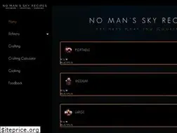 Sites similar to nomansskyrecipes.com