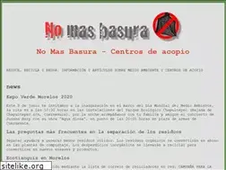 Sites similar to nomasbasura.org