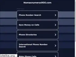 Sites similar to nomasnumeros900.com