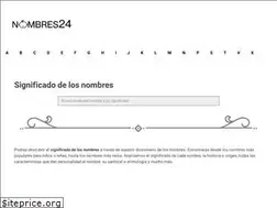 Sites similar to nombres24.com