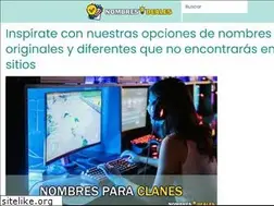 Sites similar to nombresideales.com