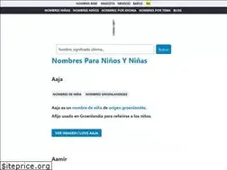 Sites similar to nombresparamibebe.com