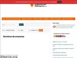 Sites similar to nombresparamiempresa.com
