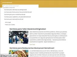 Sites similar to nombresparatodo.com