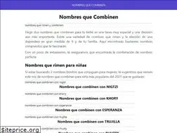 Sites similar to nombresquecombinen.com