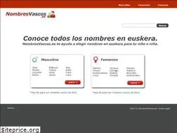 Sites similar to nombresvascos.es
