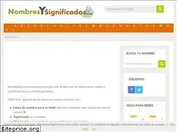 Sites similar to nombresysignificados.com