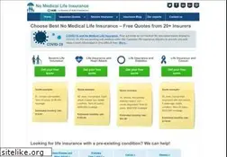 Sites similar to nomedicallifeinsurance.ca