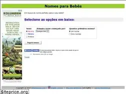 Sites similar to nomes-para-bebes.com